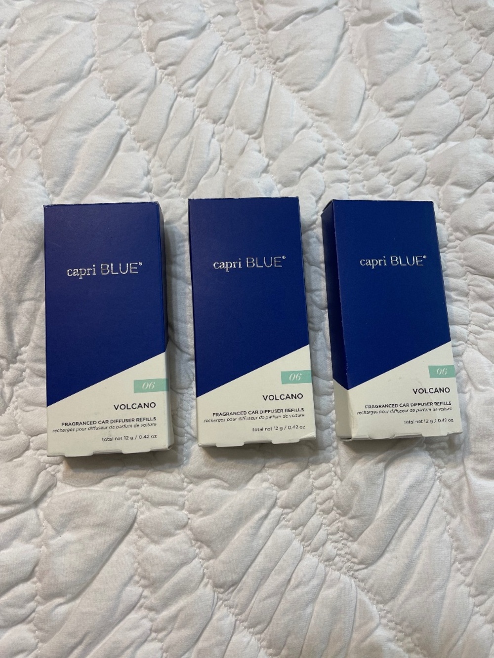 Capri Blue Set of 3 Volcano Car Diffuser Refills